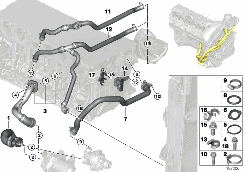 Injector Injectors N51 Engine Bmw 328 n51 vacuum diagram