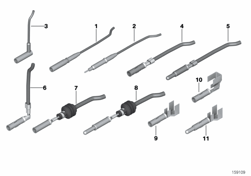 2013 BMW 328i Coupe N51 Engine(E92) Circular Connector / D 2, 5 mm System