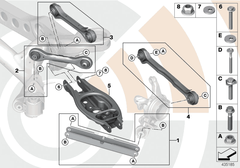 2013 BMW 328i Coupe N51 Engine(E92) Repair Kits, Control Arms And Struts