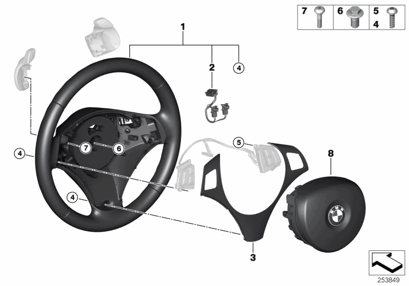 2013 BMW 328i Coupe N51 Engine(E92) Sport Steering Wheel, Airbag, Multifunction / Paddles