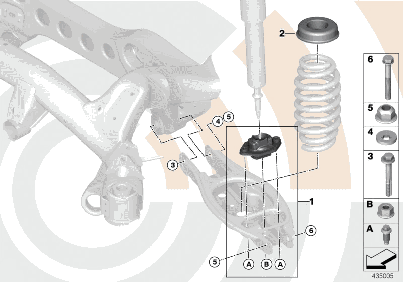 2013 BMW 328i Coupe N51 Engine(E92) Repair Kit, Rubber Mount, Shock Absorber