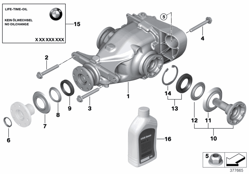 2013 BMW 328i Coupe N51 Engine(E92) Differential - Drive / Output