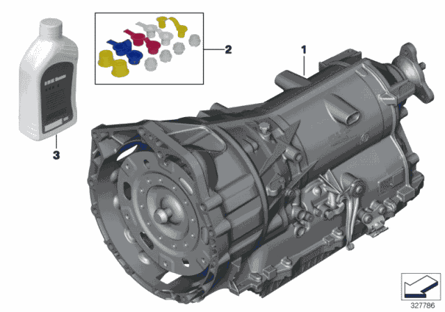 Automatic Transmission GA8HP45Z - 2015 BMW 335i Sedan(F30)