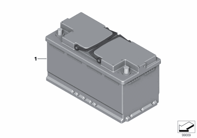 2013 BMW 328i xDrive Coupe N52 Engine(E92) Battery