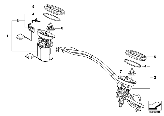 2015 BMW X1 xDrive28i(E84) Fuel Filter / Pump / Fuel Level Sensor