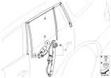 Rear Right Electric Window Regulator For BMW X3 E83 – 51353448252 – LST