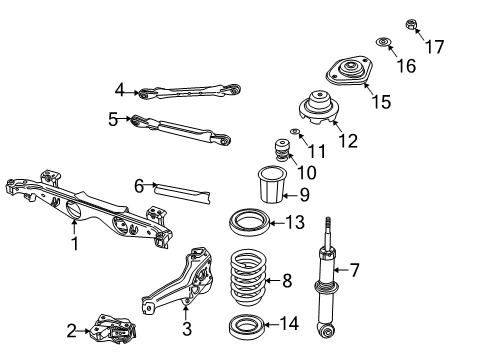 Rear Coil Spring Diagram for 33536758379