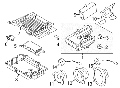 Charging Electronics, Hands-Free Diagram for 84109226711