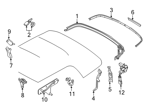 Molding Right Diagram for 54347364822