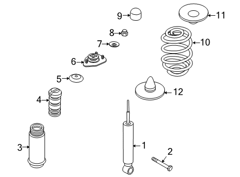 Barrel Spring Rear Diagram for 33533413184