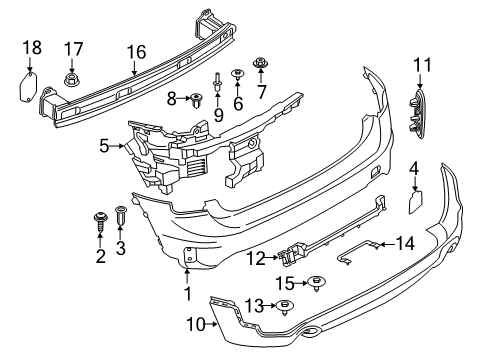 Black Band, Rear Bottom Diagram for 51127391202