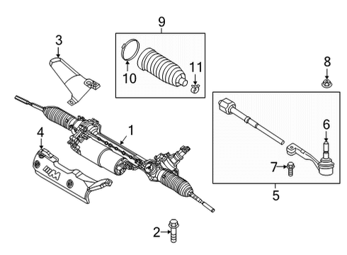 32107887056 BMW STEERING BOX HEAT RESISTANT
