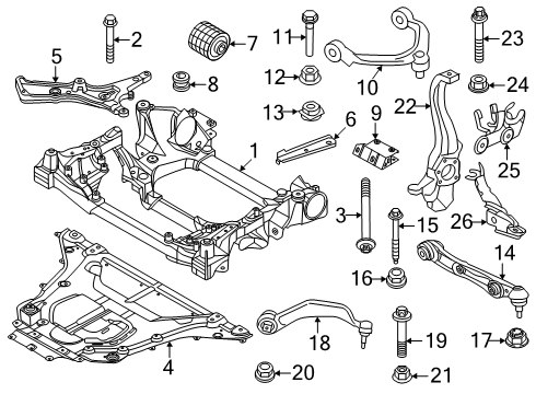 39106865725 BMW MULTI-PURPOSE BOLT