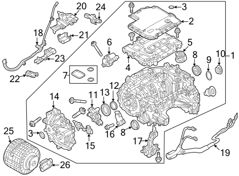 66519500199 BMW Control Unit Bracket