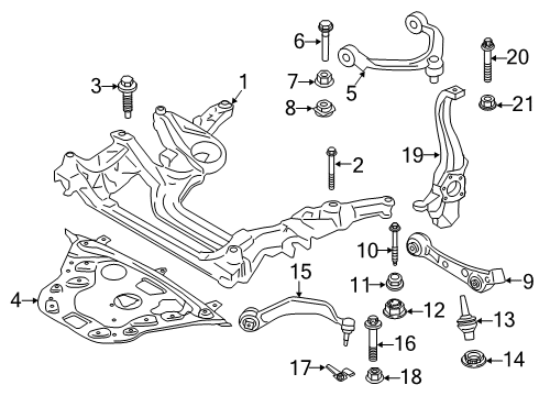 31108870297 BMW WISHBONE, BOTTOM, WITH RUBBE
