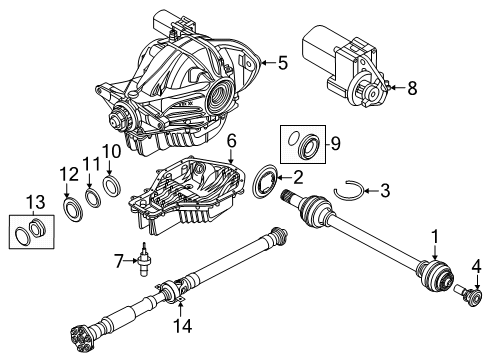 BMW 26128842831 CENTER MOUNT, ALUMINIUM 26128842831 BMW CENTER MOUNT, ALUMINIUM