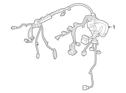 BMW 61115B5C9C3 Front Left Repair Wiring Set 61115B5C9C3 BMW Front Left Repair Wiring Set