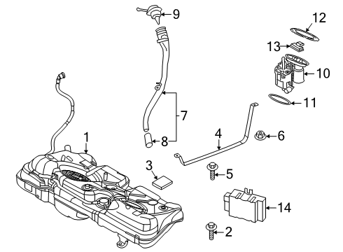 07148842267 BMW SELF-LOCKING HEX NUT