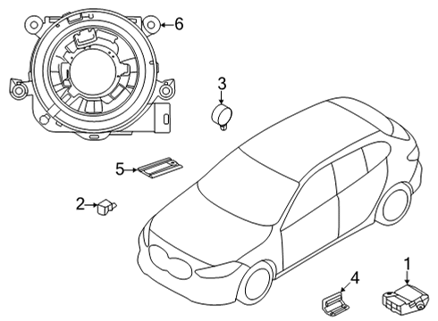 BMW 65775B44906 AIRBAG CONTROL UNIT 65775B44906 BMW AIRBAG CONTROL UNIT