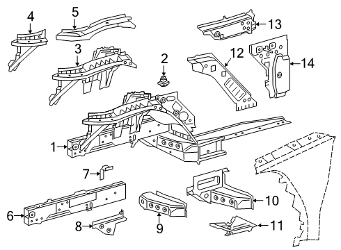41007470216 BMW BRACKET RDS/BRAKE WEAR INDIC