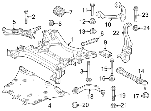 37105A8D4C7 BMW ACTIVE STABILIZER FRONT