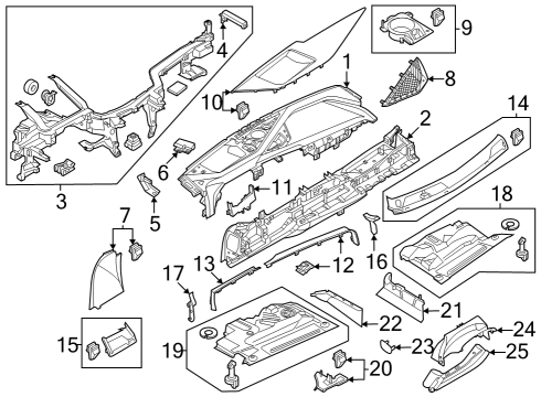 51489870962 BMW SOUND INSULATION STEERING CO