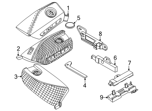 66125B3E8E3 BMW RADIO REMOTE CONTROL M