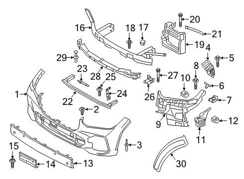 2021 BMW X5 M KIT DUMMY TRIM Diagram for 51125A3F532