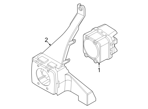 2022 BMW i4 BRACKET FOR VSG Diagram for 65152651158