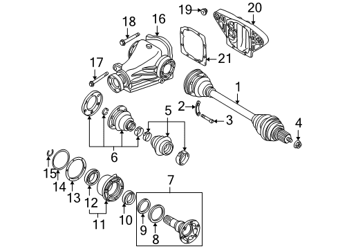 Exchange Final Drive Diagram for 33101428584