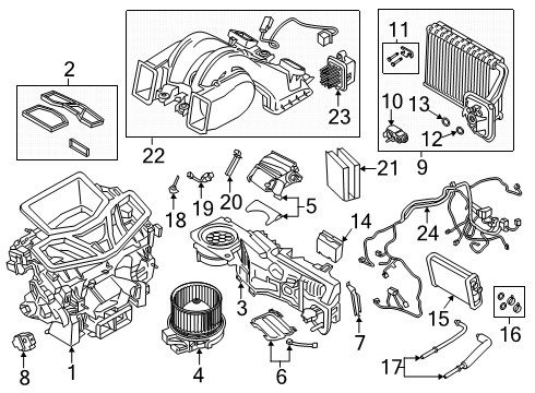 2023 BMW XM Air Conditioner Diagram 2