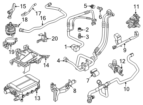 2024 BMW i5 Air Conditioner Diagram 3