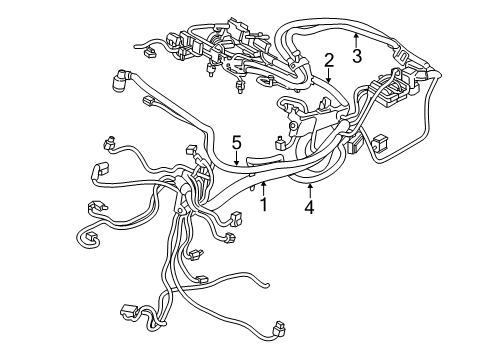 2023 BMW X1 ENGINE WIRING HARNESS/TRANSM Diagram for 12535A7A0F2