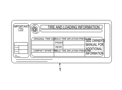 2022 BMW Z4 LABEL "CHASSIS NUMBER" Diagram for 71217460815