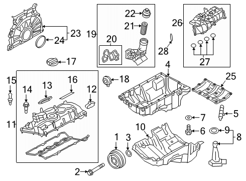 2021 BMW Z4 OIL LEVELLING SENSOR Diagram for 12615A740A3