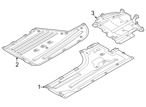 2022 BMW 230i UNDERSHIELD FOR TANK, RIGHT Diagram for 51758493722