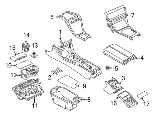 2025 BMW 840i xDrive Gran Coupe INSERT MAT, CONNECTION CONSO Diagram for 51169475408