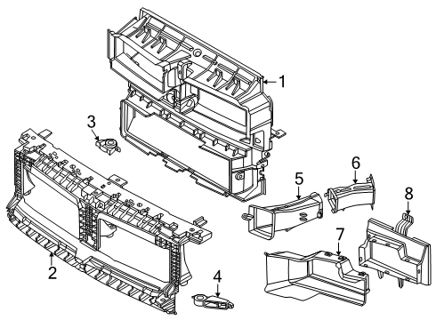 2025 BMW M2 Ducts Diagram 2