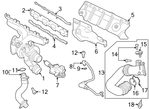 2023 BMW 430i Gran Coupe Basic Control Unit DME Diagram for 12145A57781