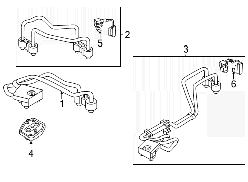2025 BMW M5 COOLER LINE, HIGH-VOLTAGE BA Diagram for 61278836638