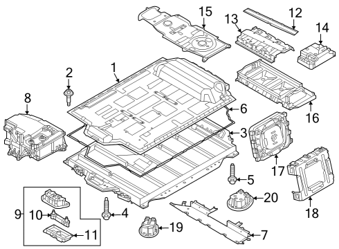 2022 BMW iX ELECTRONIC MEMORY MANAGEMENT Diagram for 61278873464