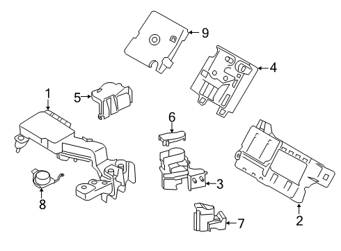 2024 BMW X5 BATT.VOLTAGE FOR JUMP START Diagram for 61145A0B053