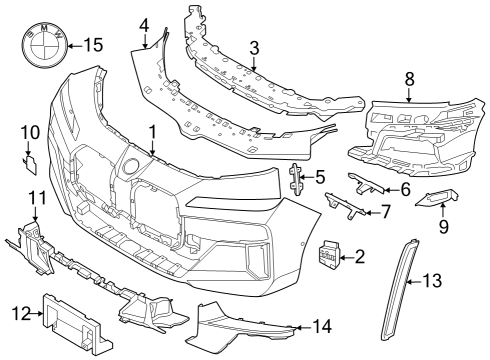 2024 BMW 740i BADGE Diagram for 51149880970