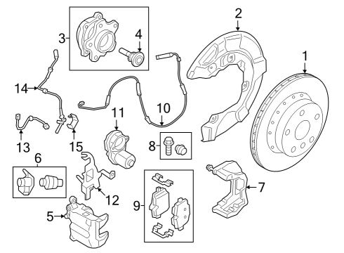 2024 BMW 430i Gran Coupe VENTILATED BRAKE DISC Diagram for 34206865724