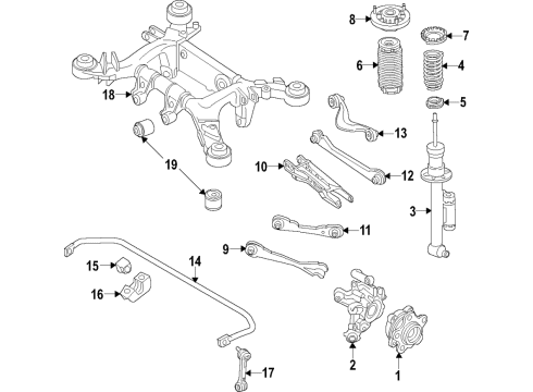 2021 BMW M8 Rear Coil Spring Diagram for 33537856988
