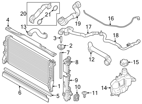 2025 BMW X1 FASTENING ELEMENTS Diagram for 17115A06888