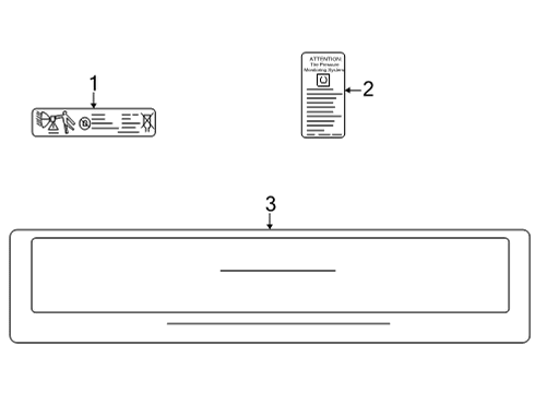 2025 BMW X6 Label "Exhaust Emission" Diagram for 71229504966