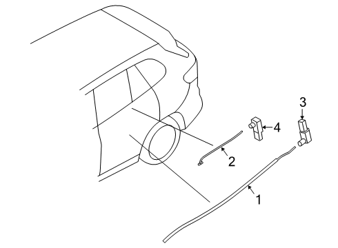 2024 BMW X7 FIBER-OPTIC CONDUCTOR DOOR O Diagram for 63315A88658