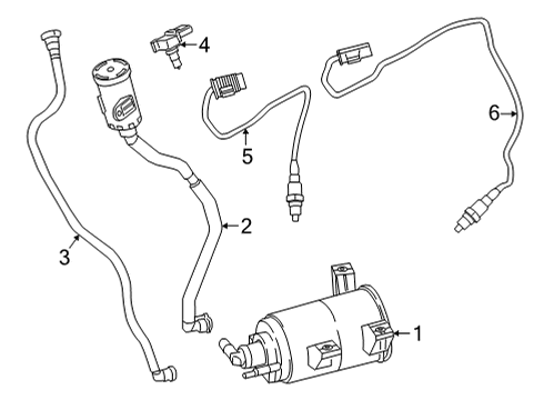 2022 BMW 430i Vent Pipe With Dust Filter Diagram for 16137466638