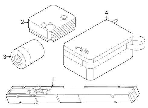 2025 BMW i4 TIRE INFLATING BOTTLE Diagram for 71105A9BCA1